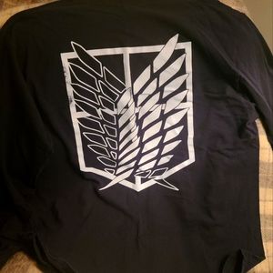 Attack on Titan Men's XL LS Tee shirt